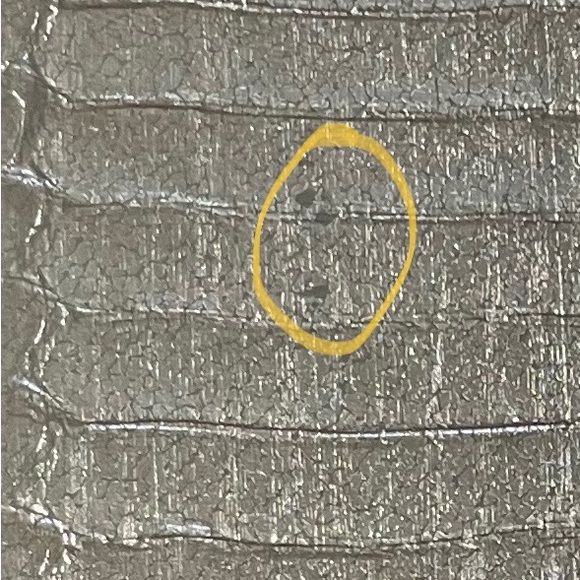 Victoria’s Secret Silver Crossbody Purse w/Gold Chain - Picture 4 of 4